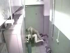 My covert camera captured a slender man group-fucking a gorgeous blonde honey.